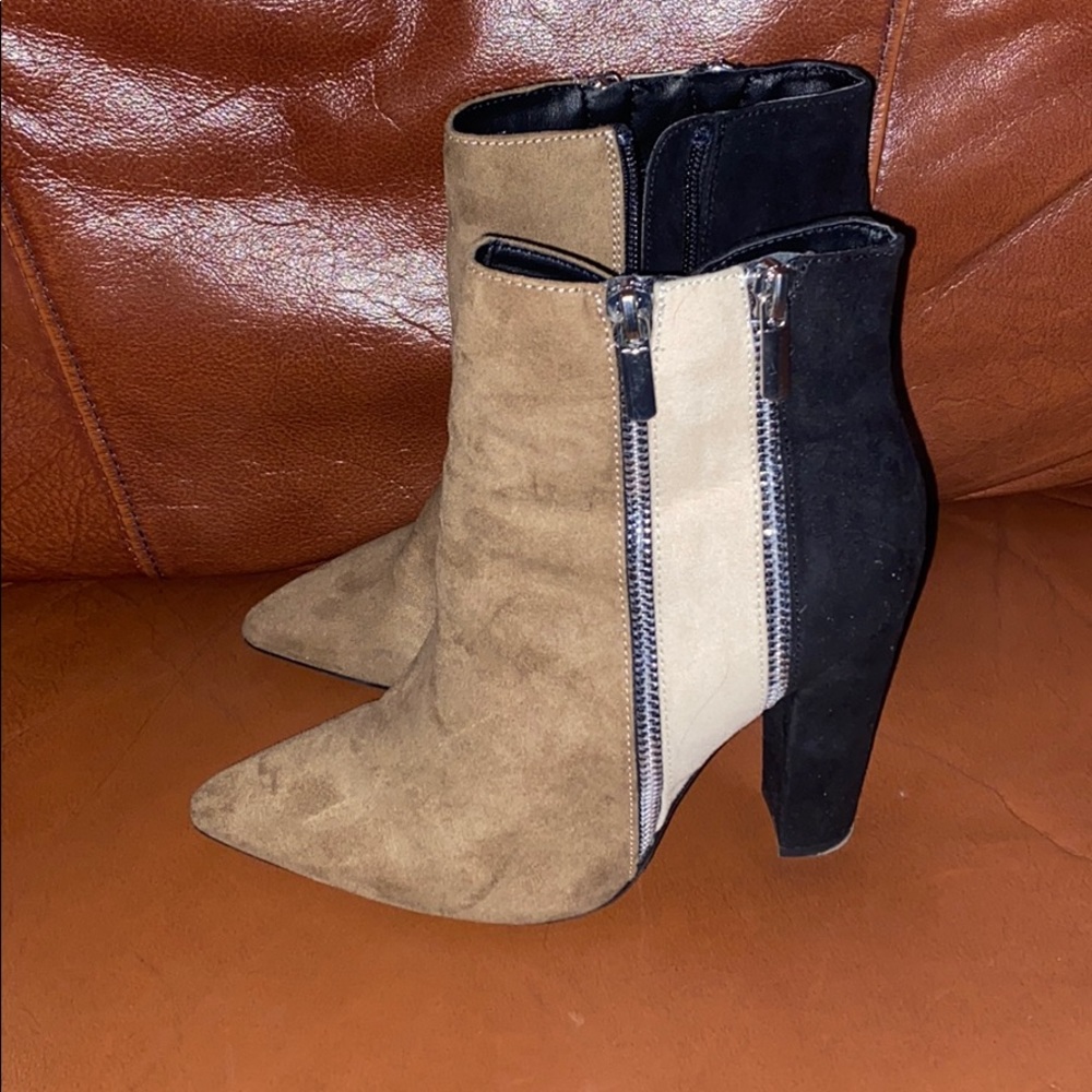 Heeled boots from shoe dazzle.